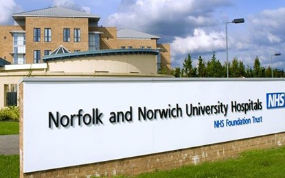 TDSi guards the gate of Norfolk and Norwich Uni Hospital